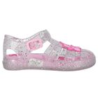 Younger Girls Pink Jelly Sandals, 1, hi-res