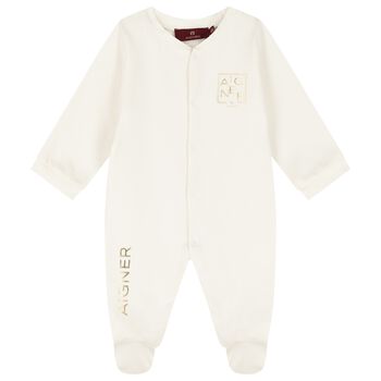 Ivory Logo Babygrow