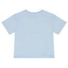 Younger Boys Blue Varsity Tiger T-Shirt, 1, hi-res