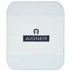 Baby Boys White & Blue Logo Blanket, 3, hi-res