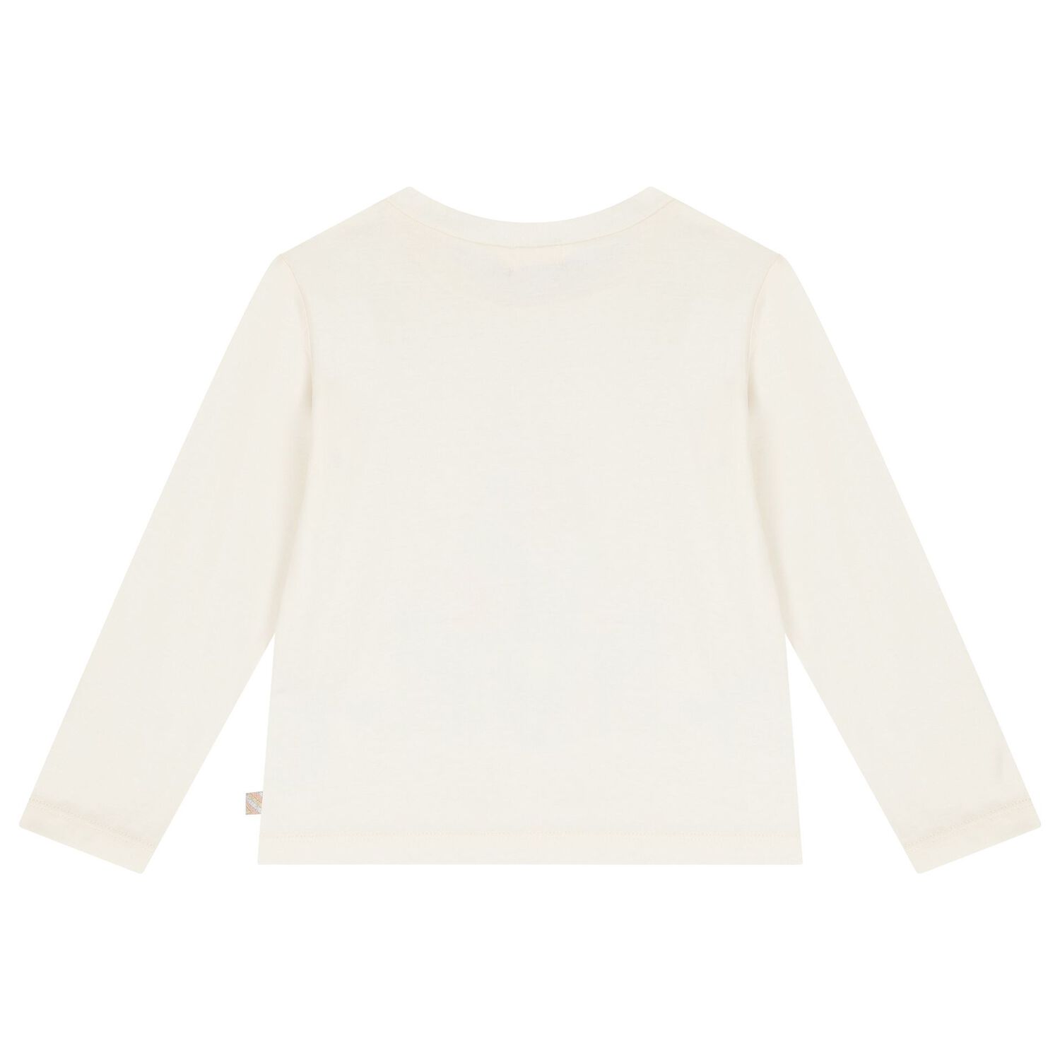 Girls Ivory Christmas Tree Long Sleeve Top, 1, hi-res image number null