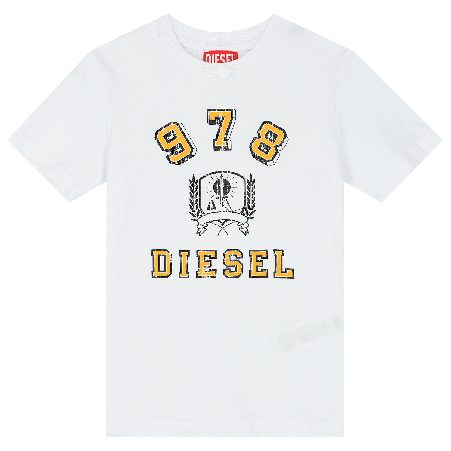 Boys White Logo T-Shirt, 1, hi-res image number null