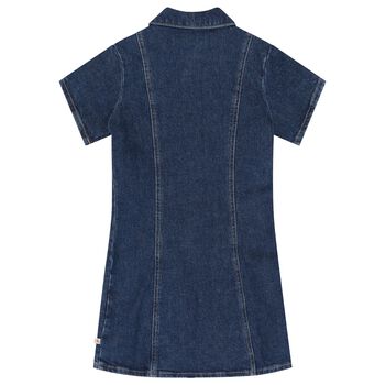 Girls Blue Denim Dress