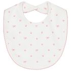 Baby Girls White & Pink Bow Babygrow Set, 1, hi-res