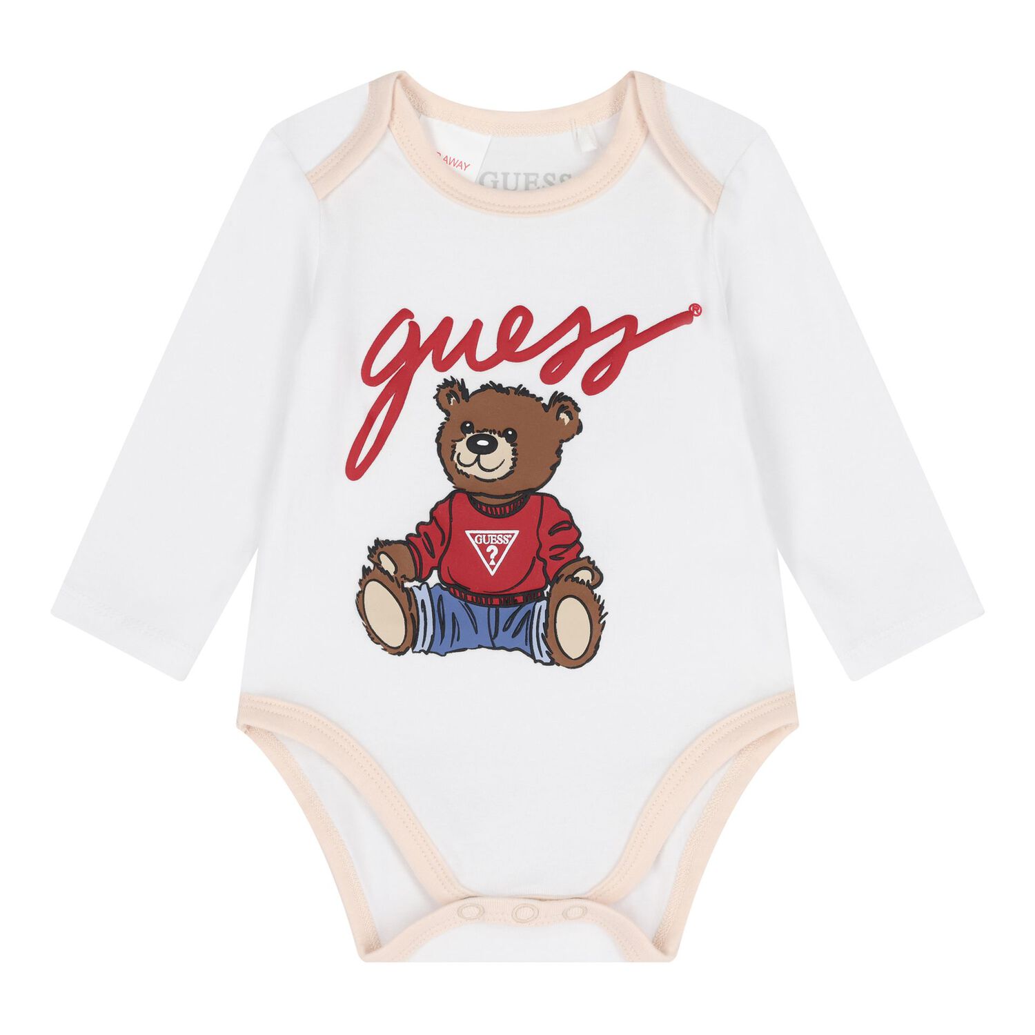 Baby Boys Beige Teddy Bear Tracksuit (3 Piece), 1, hi-res image number null