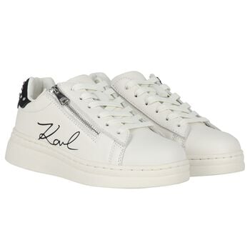 Girls Mini Me Logo Trainers
