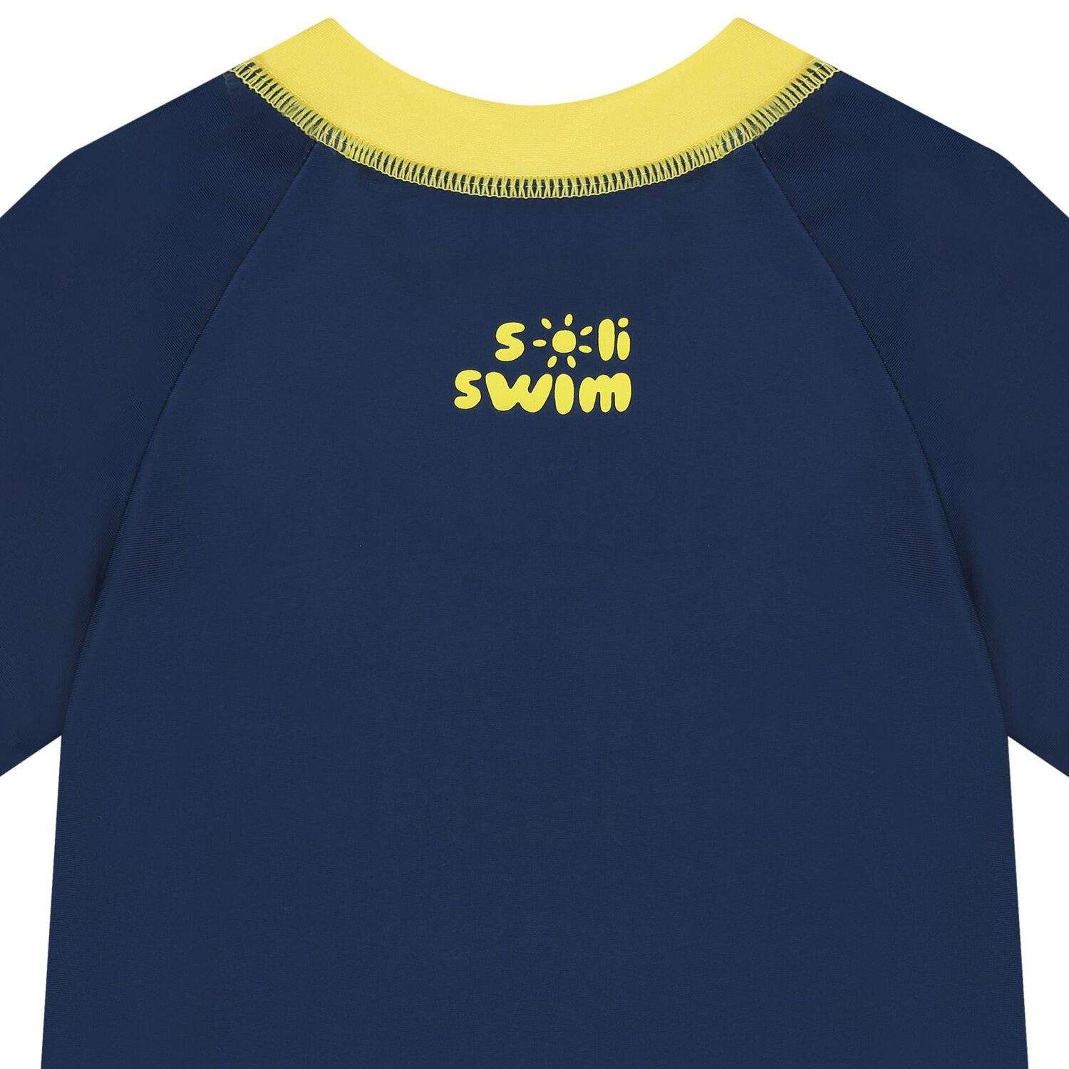 Boys Navy Blue & Yellow Rash Vest, 1, hi-res image number null
