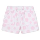 Younger Girls Pink Logo Bag Shorts Set, 1, hi-res