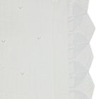 White Knitted Baby Shawl, 1, hi-res