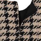 Girls Black & Beige Tweed Houndstooth Dress, 1, hi-res