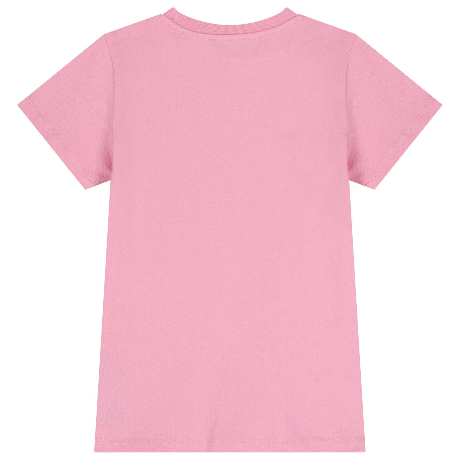 Girls Pink Logo T-Shirt Dress , 1, hi-res