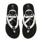 Black Logo Flip Flops, 1, hi-res