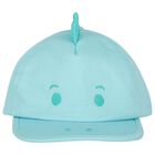 Younger Boys Aqua Dinosaur Cap, 3, hi-res