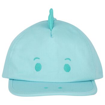 Younger Boys Aqua Dinosaur Cap