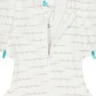 White & Grey Logo Baby Swaddle Up 2-in-1 Transition Bag 1.0 TOG, 1, hi-res