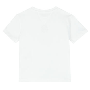 Boys White Logo T-Shirt