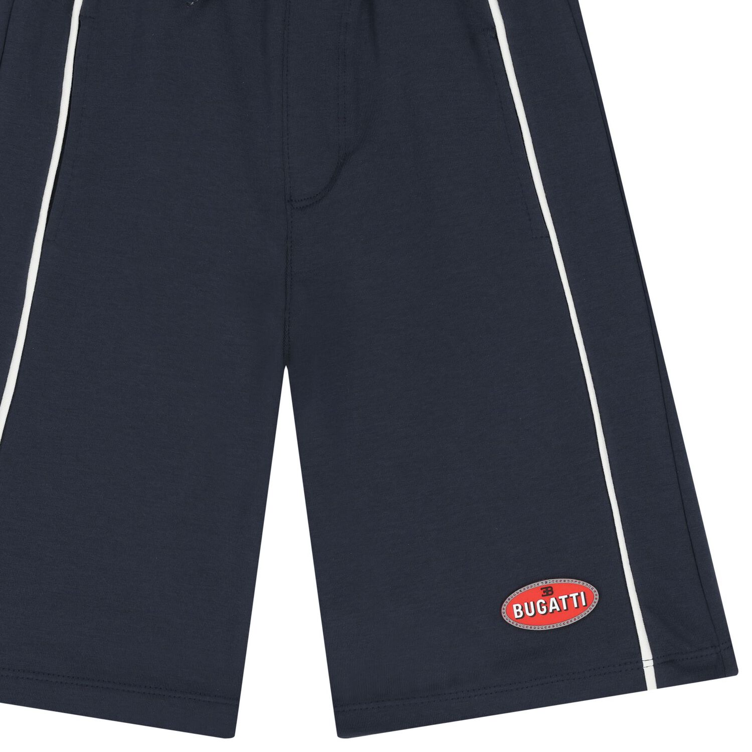 Boys Navy Blue Logo Shorts, 1, hi-res image number null