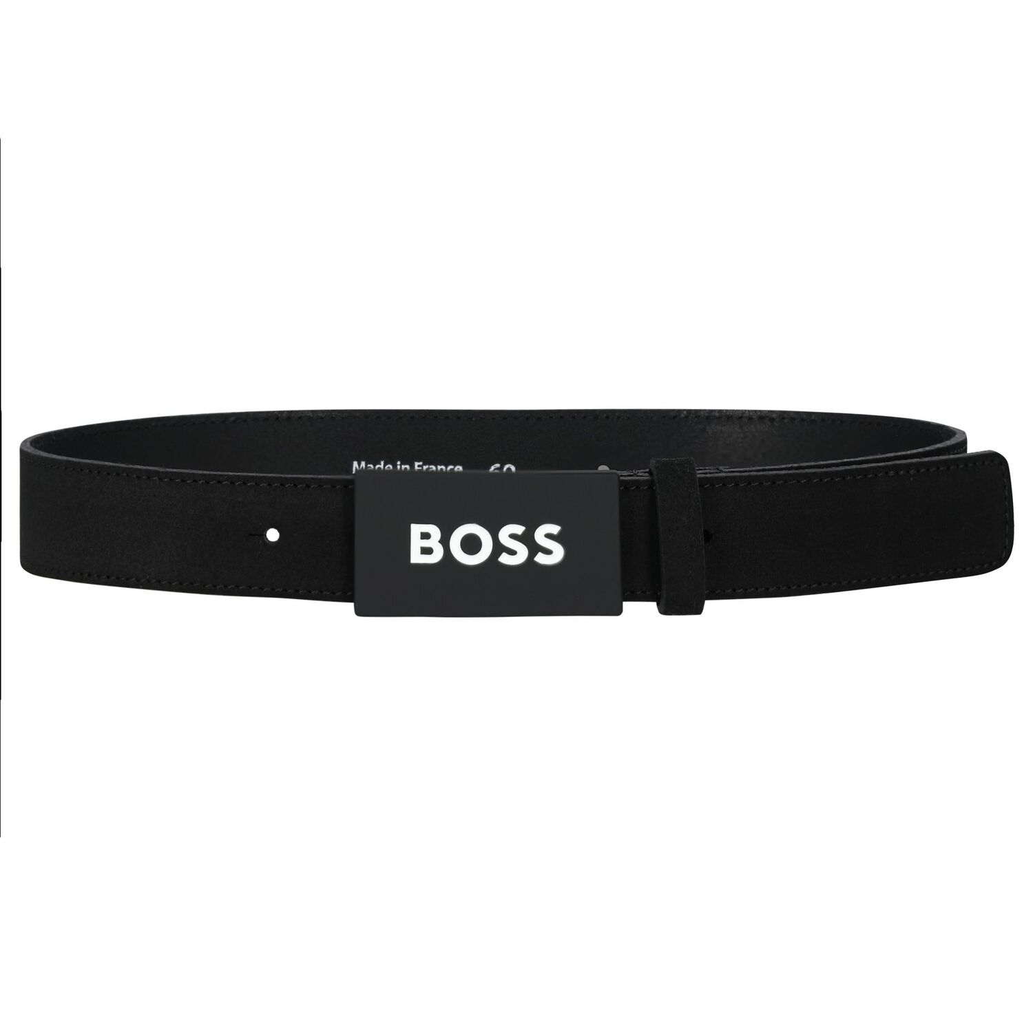 Boys Black Logo Belt, 1, hi-res image number null