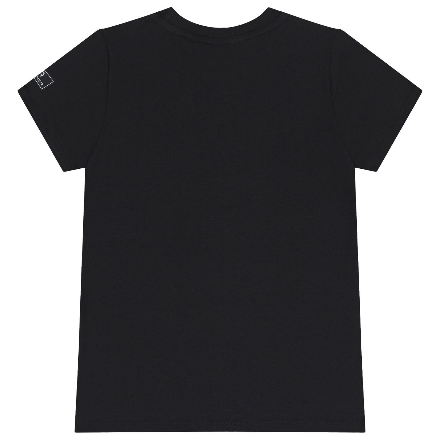 Boys Black Logo T-Shirt, 1, hi-res