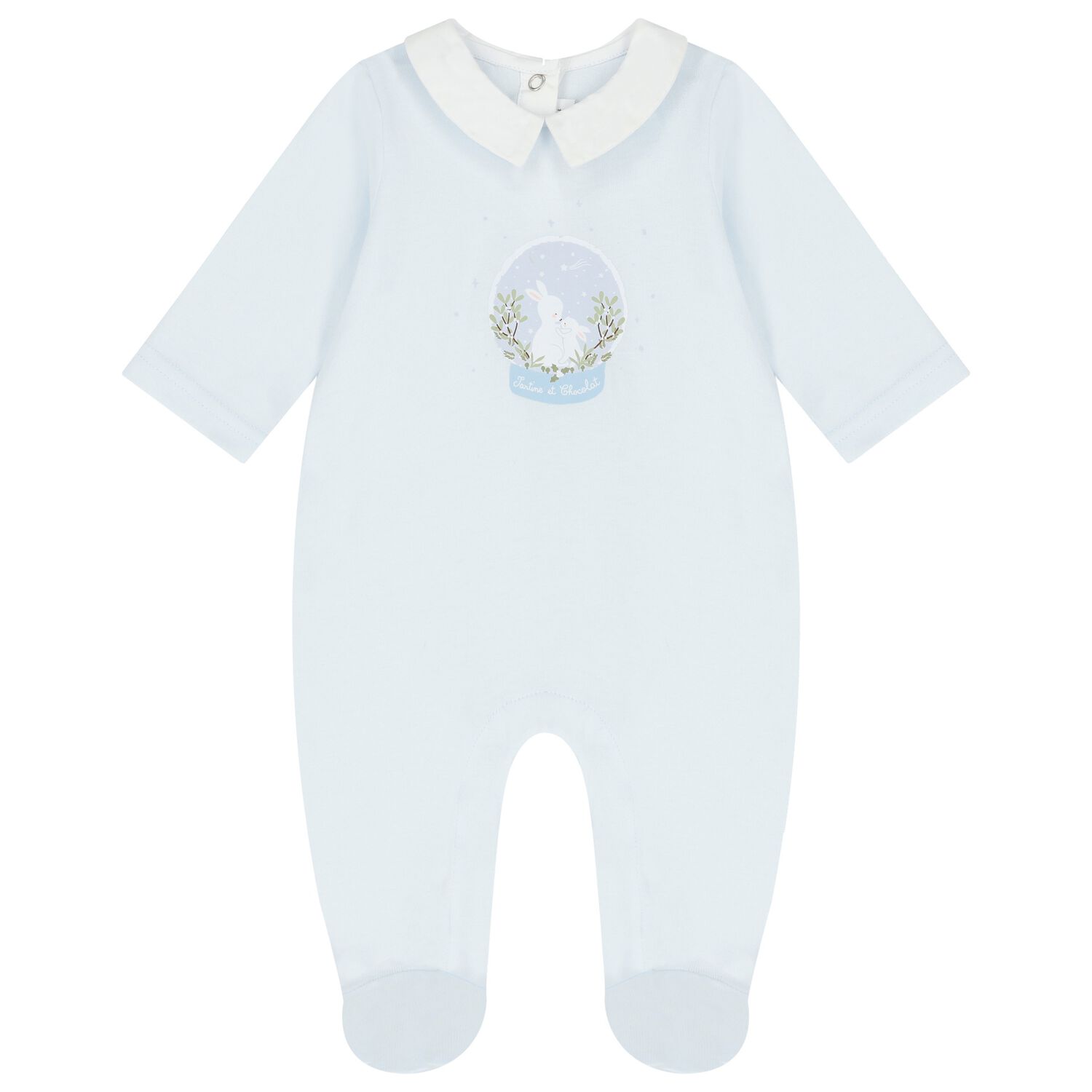 Blue Bunny Babygrow, 3, hi-res image number null
