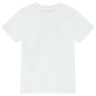 Boys White Logo T-Shirt, 2, hi-res