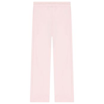 Girls Pink Logo Joggers