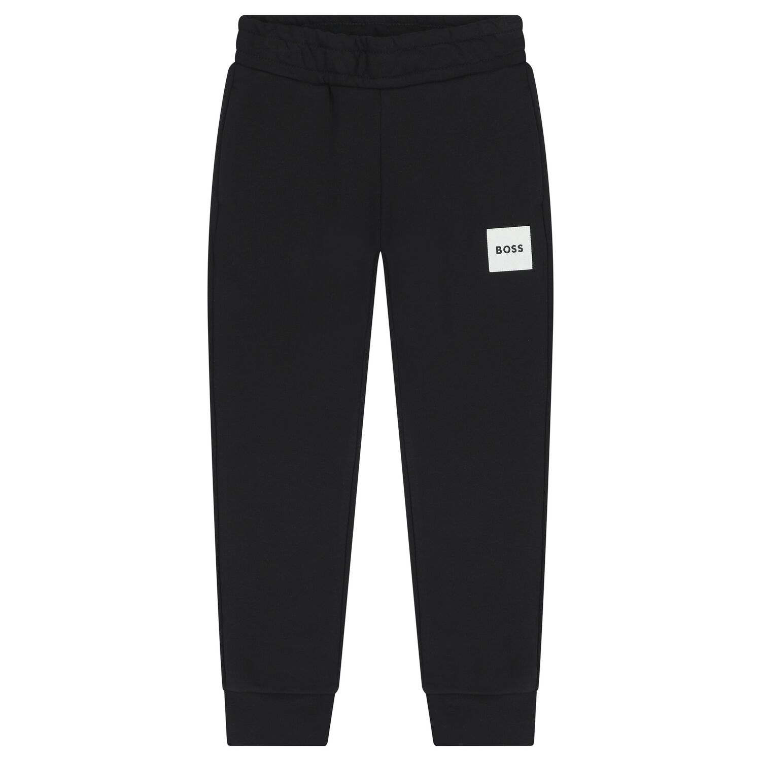 Boys Black Logo Joggers, 1, hi-res
