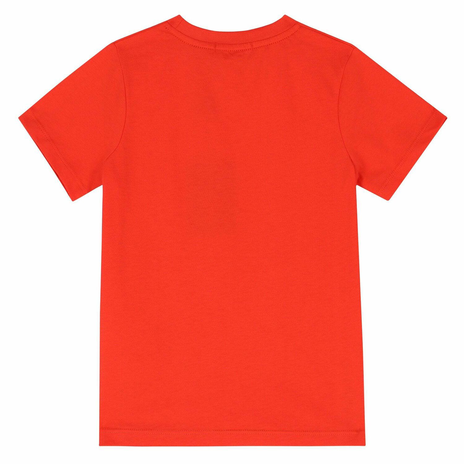 Boys Red Logo T-Shirt, 2, hi-res