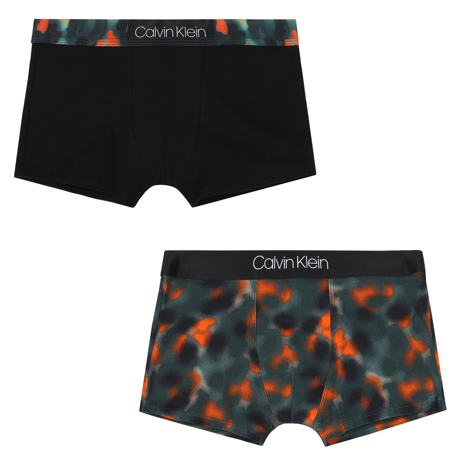 Boys Black & Green Logo Boxer Shorts ( 2-Pack ), 12, hi-res