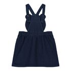 Baby Girls Pink & Blue Dungaree Set, 1, hi-res