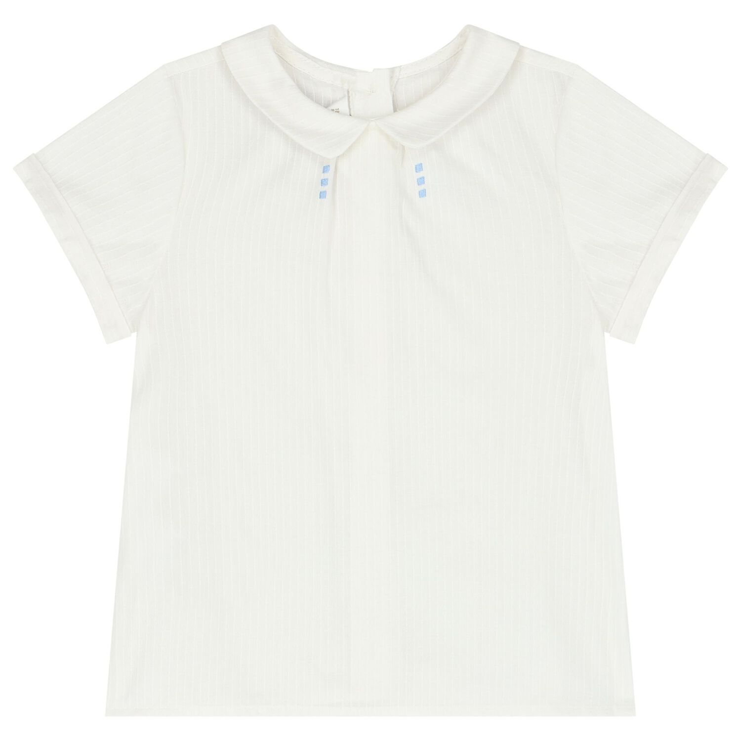 Baby Boys White & Blue Shorts Set, 2, hi-res