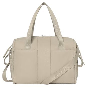 Beige Logo Padded Baby Changing Bag ( 30cm )