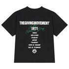 Black Logo Oversized Fit T- Shirt, 2, hi-res