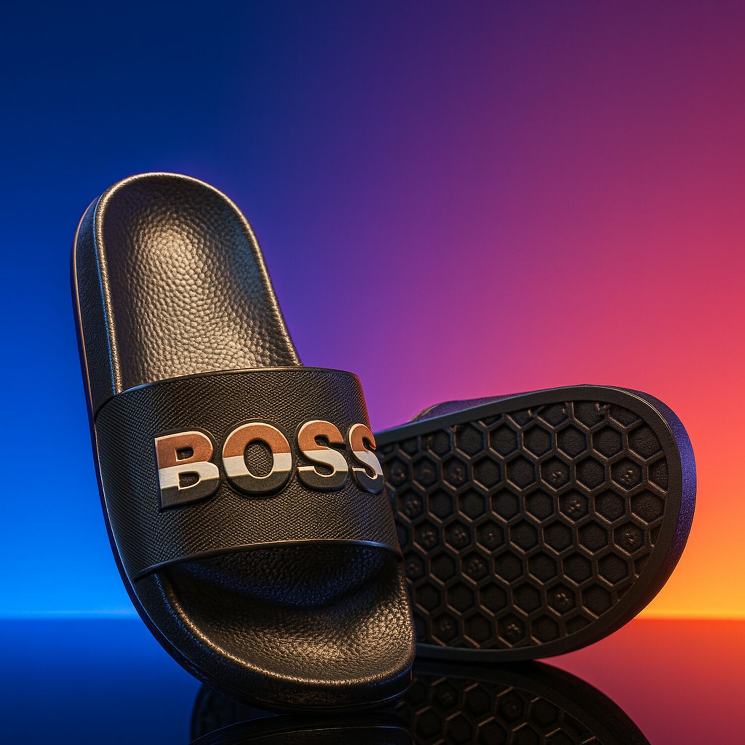 Boys Black Logo Sliders, 1, hi-res image number null
