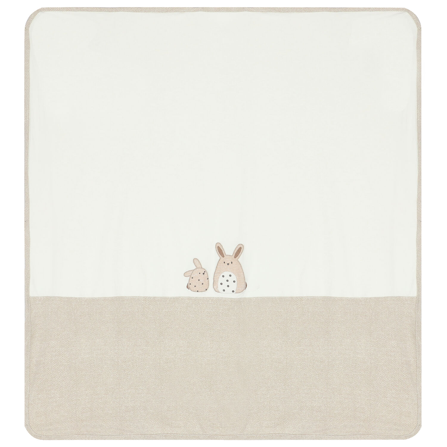 Beige & Ivory Baby Blanket, 1, hi-res