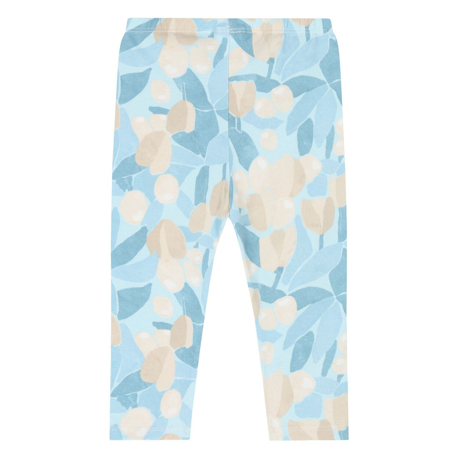 Younger Girls Ivory & Blue Leggings Set, 1, hi-res