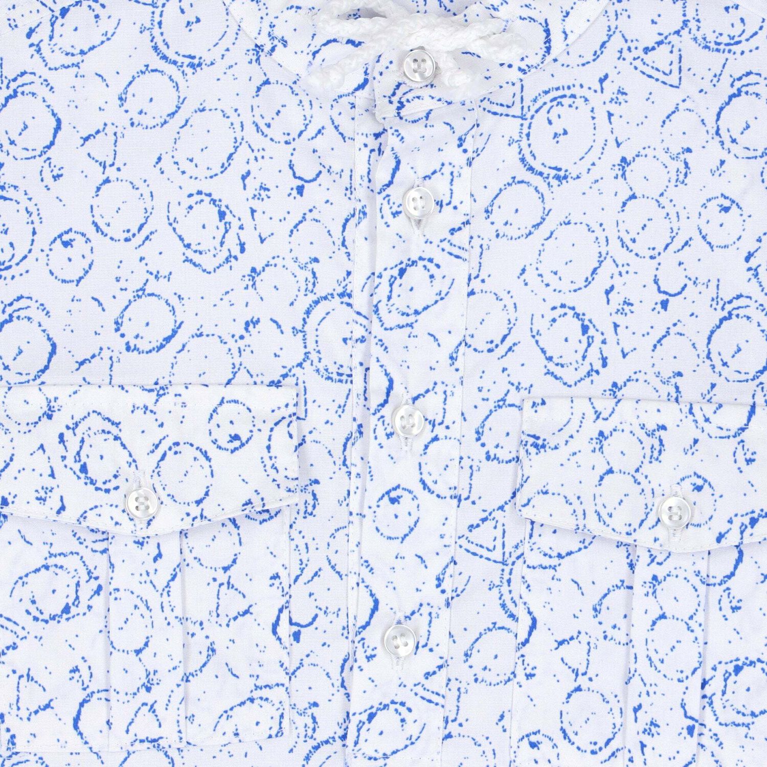 Boys White & Blue Shirt, 1, hi-res image number null