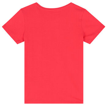 Girls Pink Logo T-Shirt