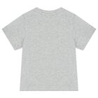 Younger Boys Grey Logo T-Shirt, 2, hi-res