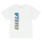 Girls White Logo T-Shirt, 1, hi-res