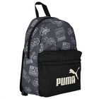 Boys Grey Logo Backpack, 2, hi-res