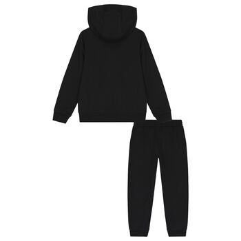 Boys Black Logo Tracksuit 