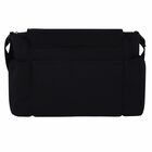 Black Teddy Logo Baby Changing Bag , , hi-res