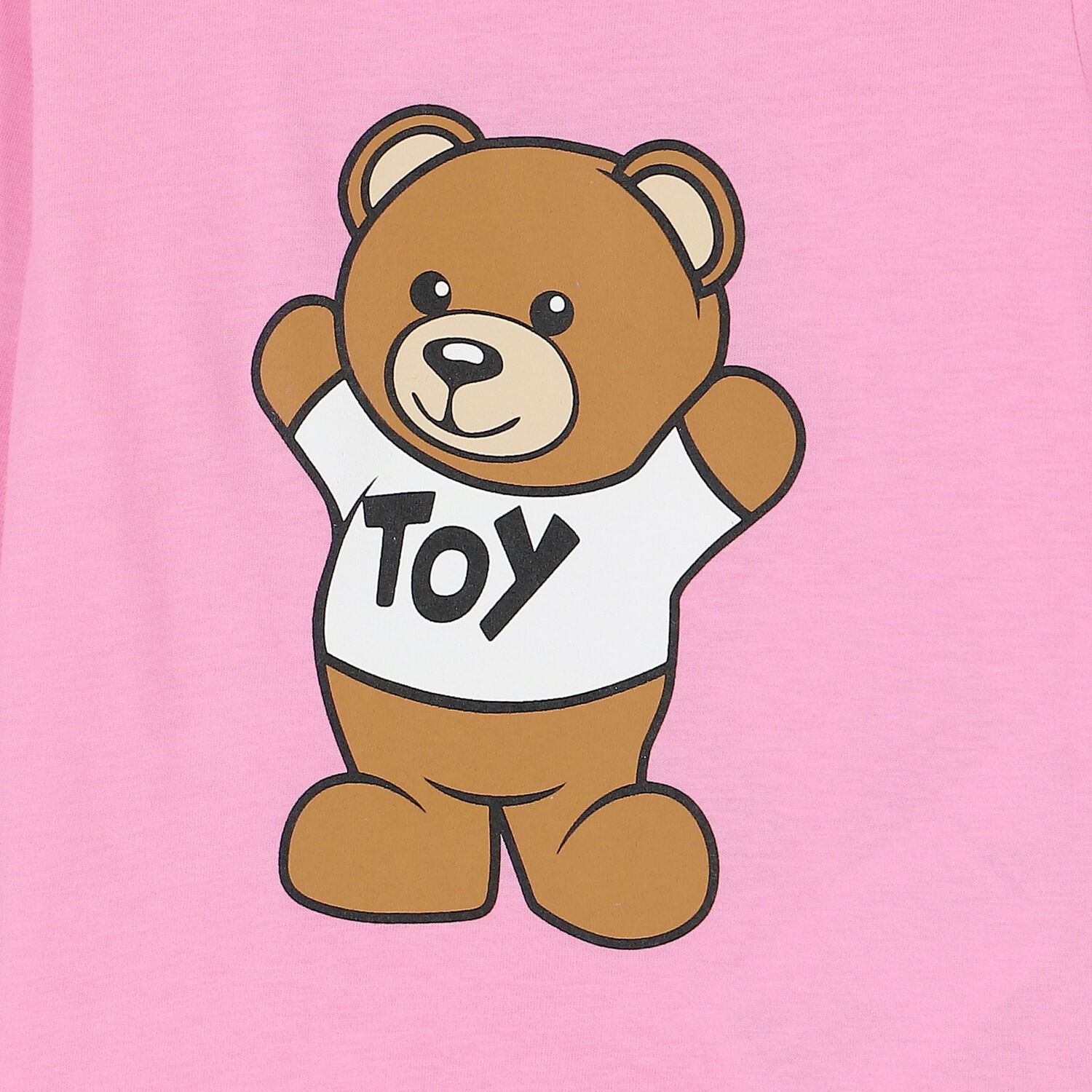 Pink Teddy Logo Long Sleeve Top, 3, hi-res image number null