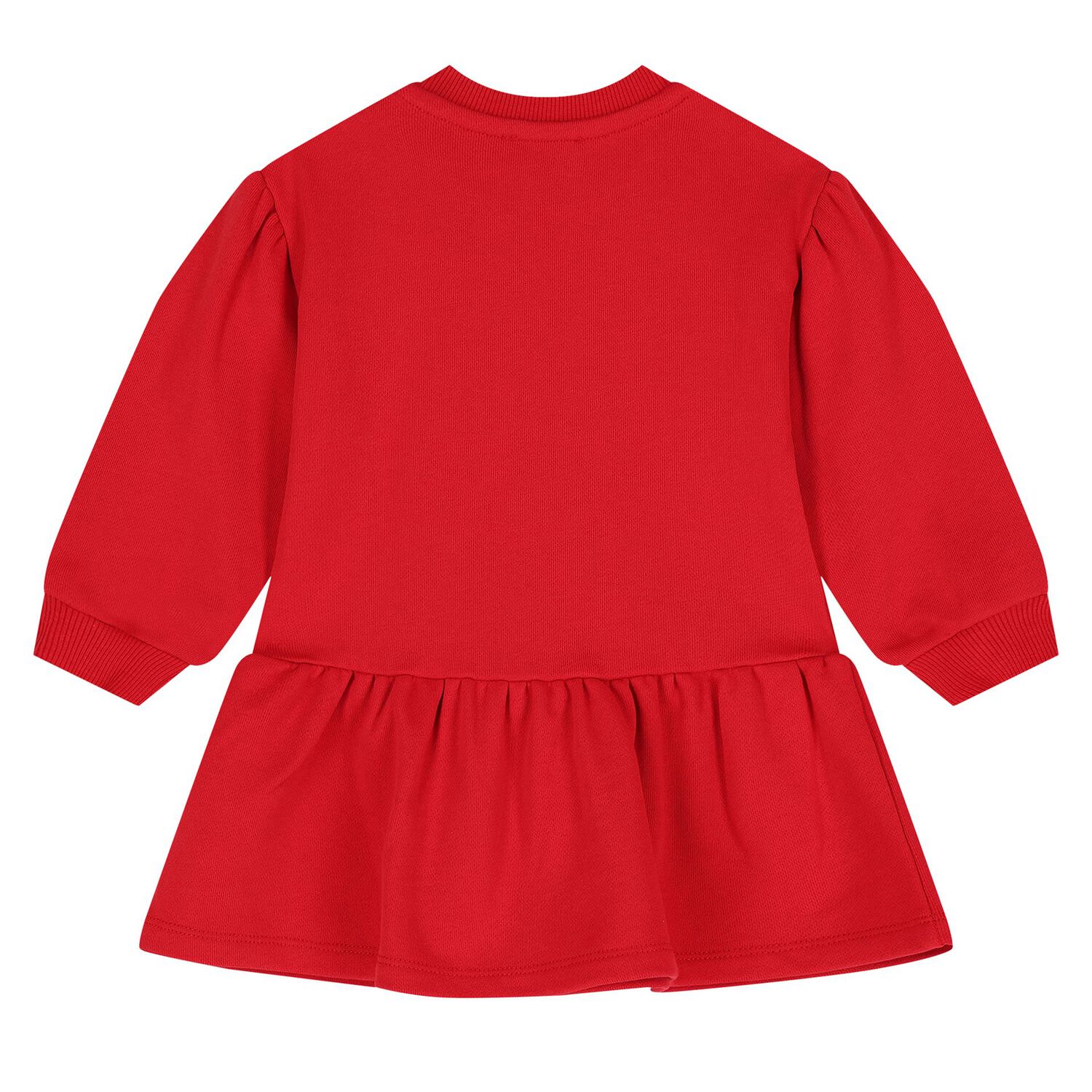 Younger Girls Red Logo Dress, 1, hi-res