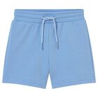 Younger Boys Blue Logo Shorts, 4, hi-res