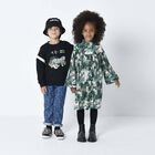 Boys Black Tiger Trainers, 1, hi-res