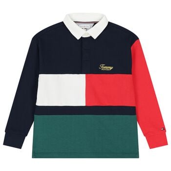 Boys Multi-Coloured Logo Polo Shirt