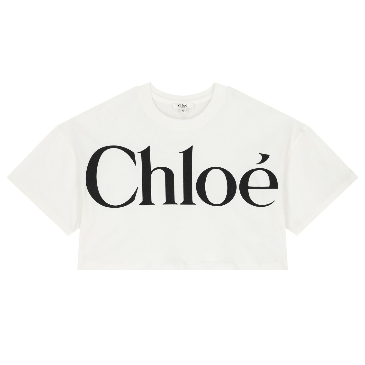 Girls Mini Me White logo T-Shirt, 1, hi-res