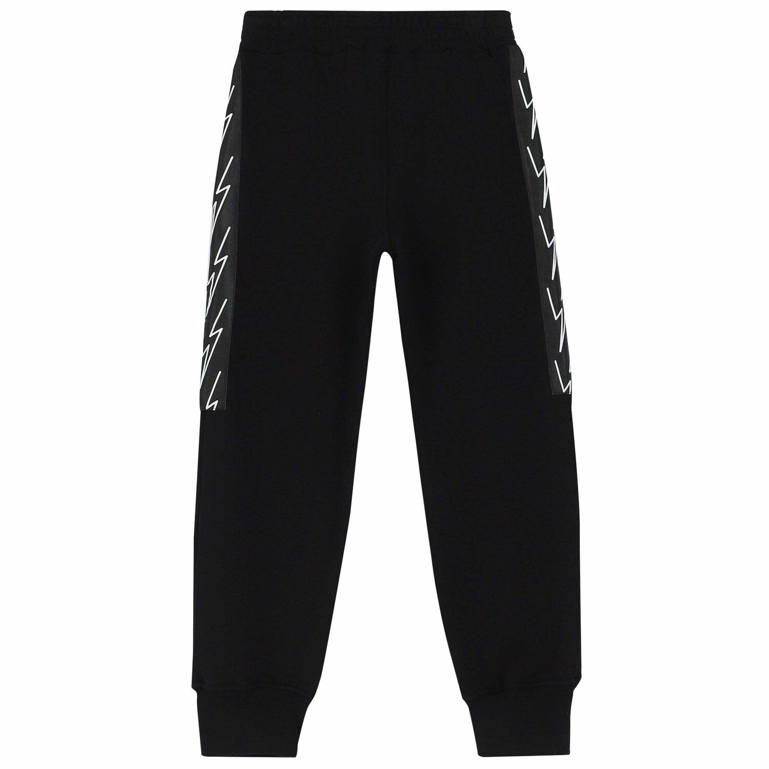 Boys Black Logo Joggers, 1, hi-res